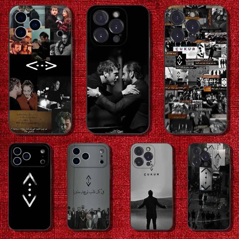 

TV C-Cukur-R Phone Case For iPhone 17,16,15,14,13,12,Pro,Max,Plus,E,SE4,Air,Mini Black Soft Cover