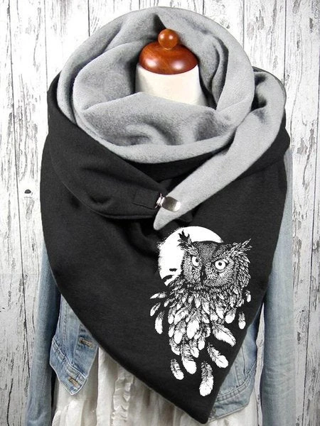 The Eagle in The Dark Casual Scarf And Shawl for Women