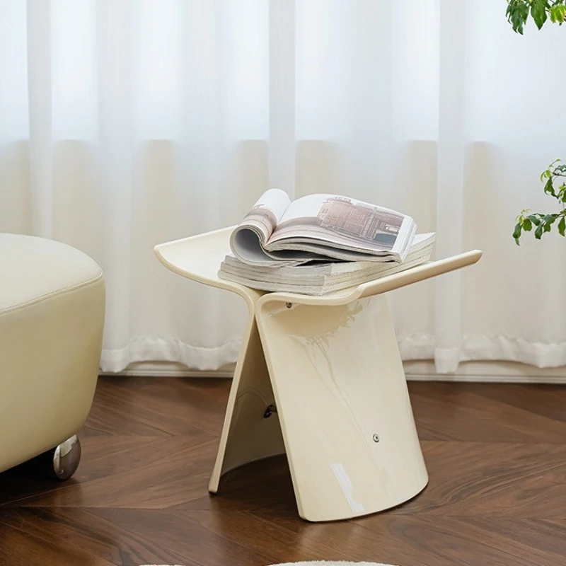 

Acrylic transparent butterfly stool, small apartment door shoe change PC Internet celebrity creative living room high value
