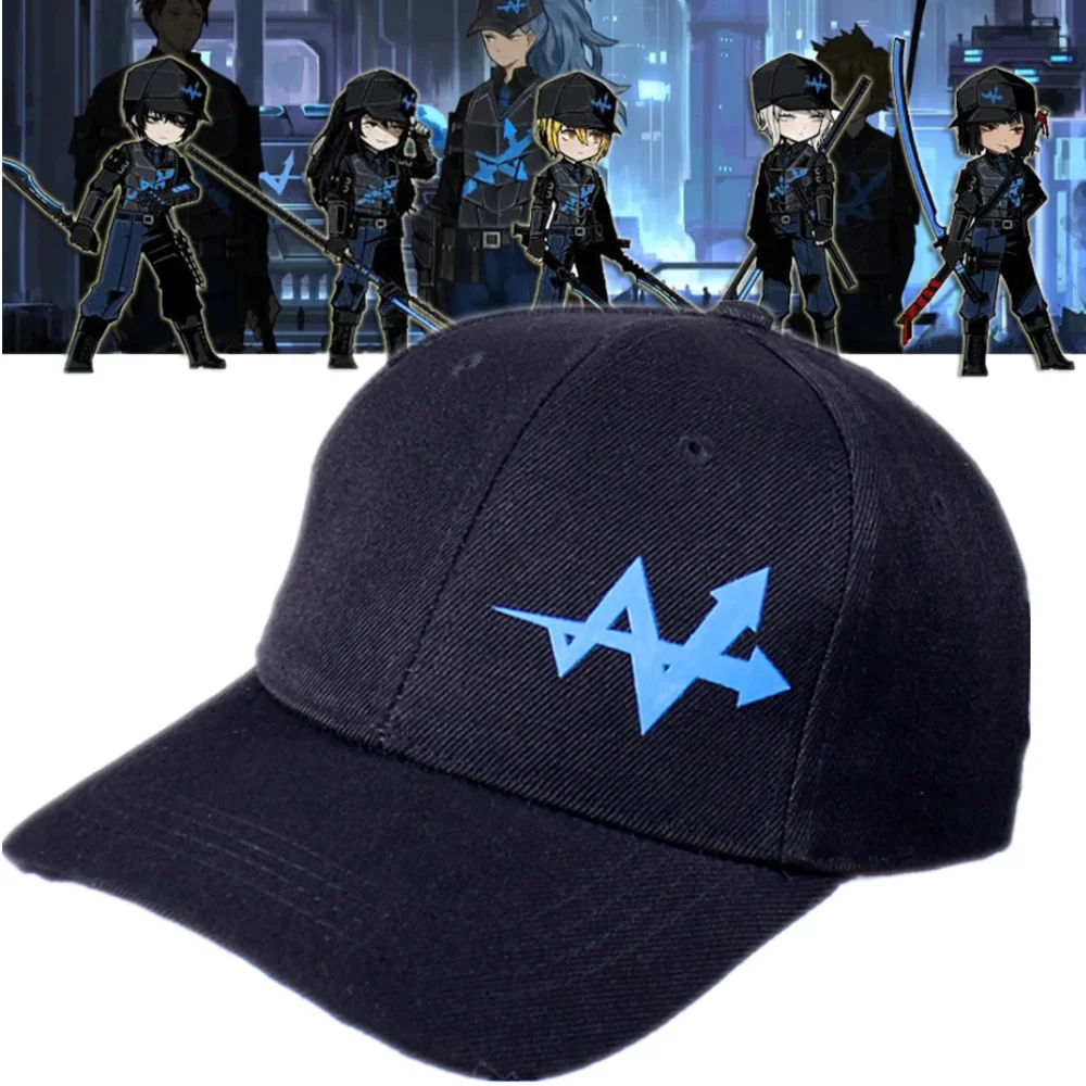 Gorra de béisbol de la biblioteca de juegos de Ruina, sombrero de Sol negro de urdimbre, Cosplay, informal, accesorio ajustable, Unisex, adulto