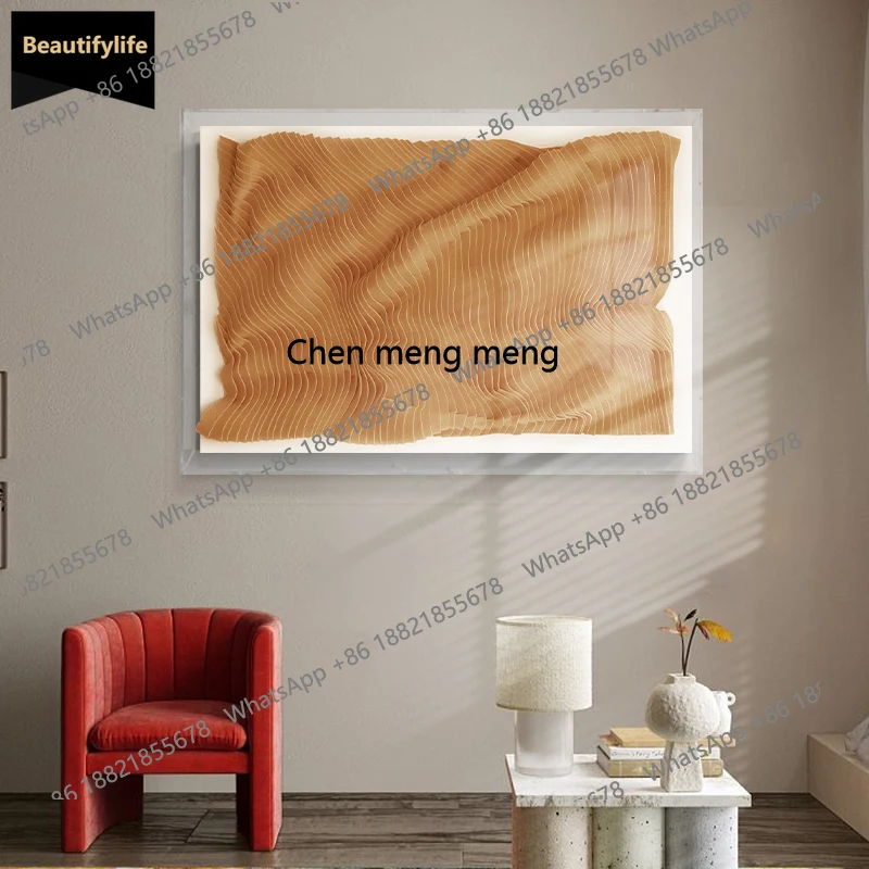 

M85 Entrance decorative painting corridor hanging painting 3D three-dimensional acrylic felt living room mural