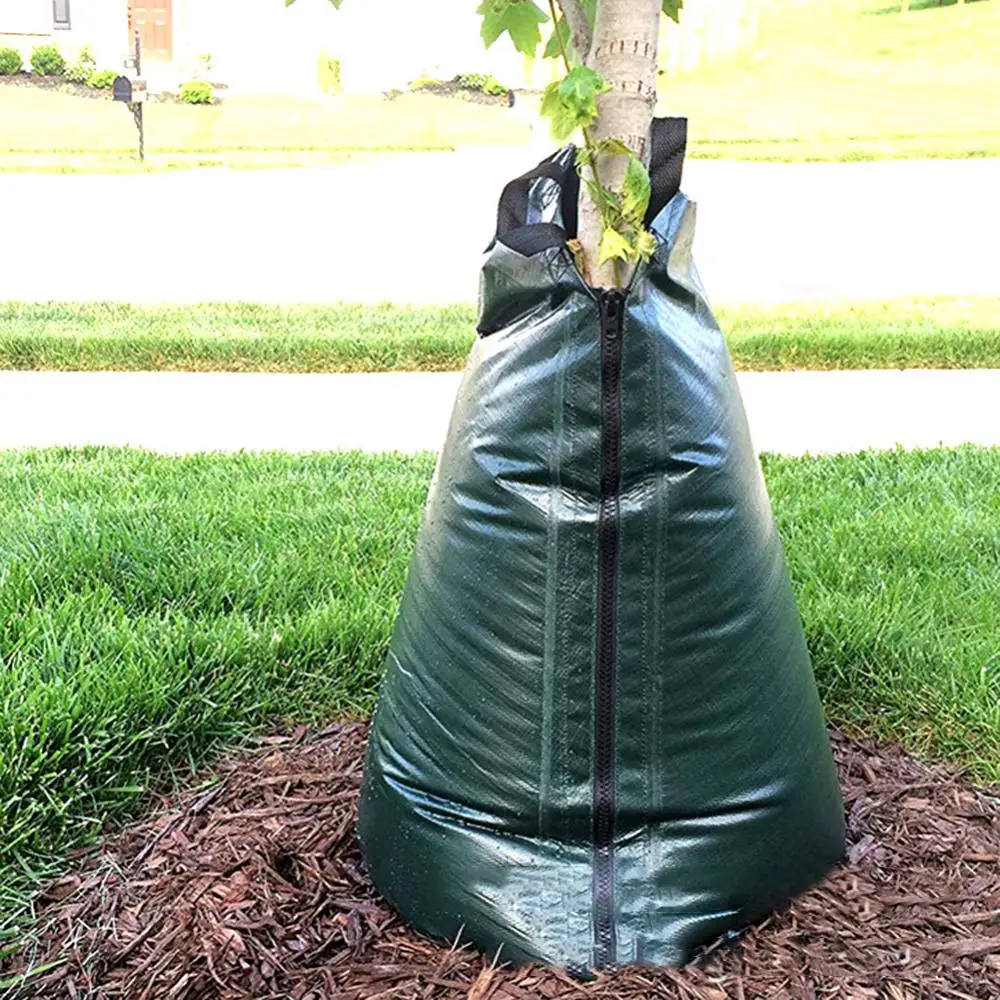 20 Gallon Portable Slow Release Tree Watering Bag Dripping Irrigation Pouch