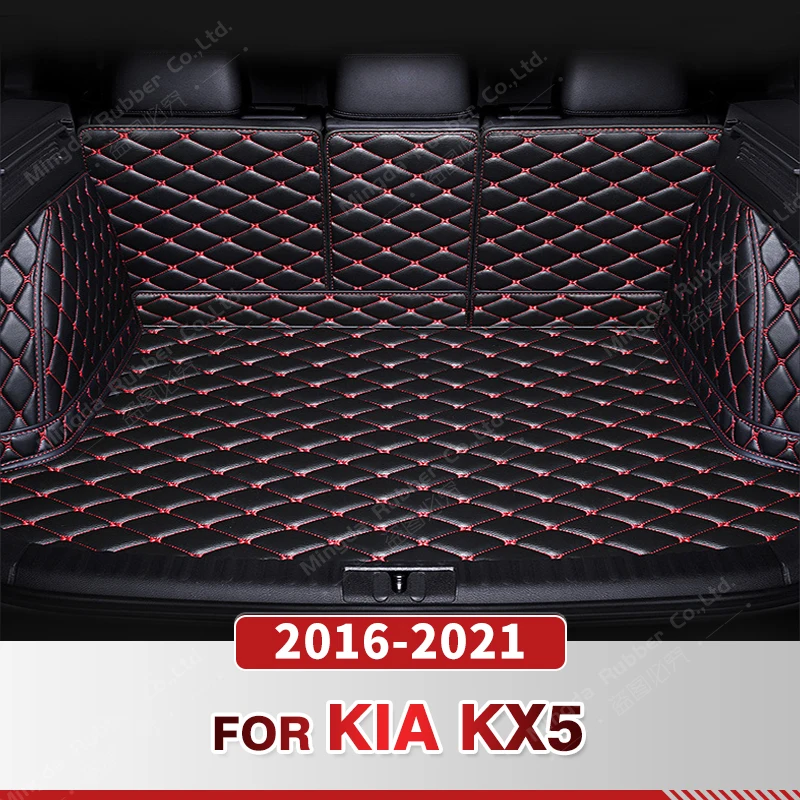 

Auto Full Coverage Trunk Mat For Kia KX5 2016-2021 20 19 18 17 Car Boot Cover Pad Cargo Liner Interior Protector Accessories