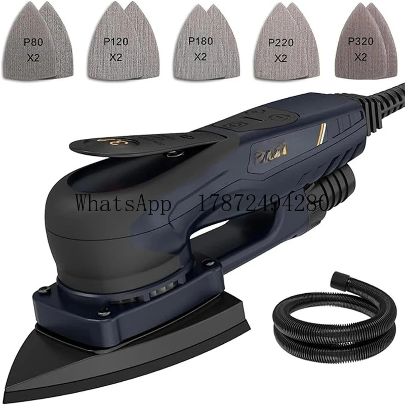 Pad Wireless Electric Orbital Sander Floor Woodworking Sanding Machine Portable Polisher Car Polishing Machine Triangle