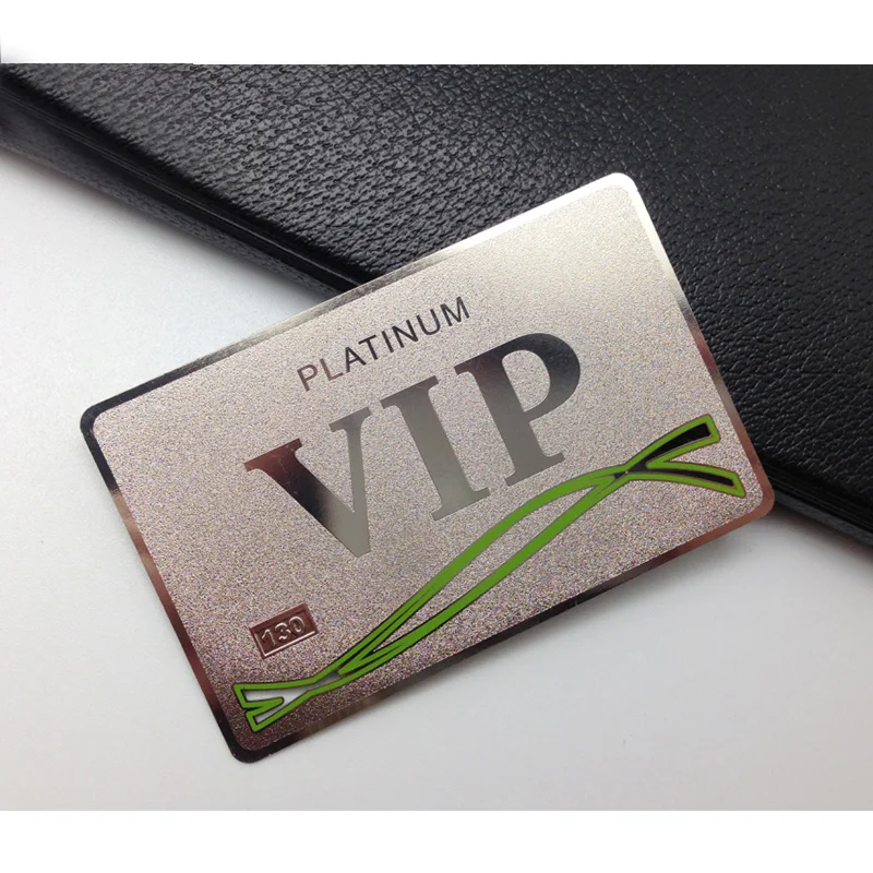 

Custom.Metal Card Custom Oral High-End Business Card Stainless Steel Member VIP Card Electroplated Gold Membership Card