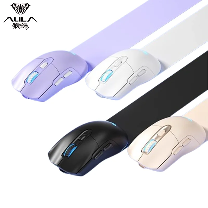 AULA SC525 Gaming Mouse Rechargeable Ergonomic Long lasting Wireless Bluetooth Mice E-Sports  Accessories For pc gamer gifts