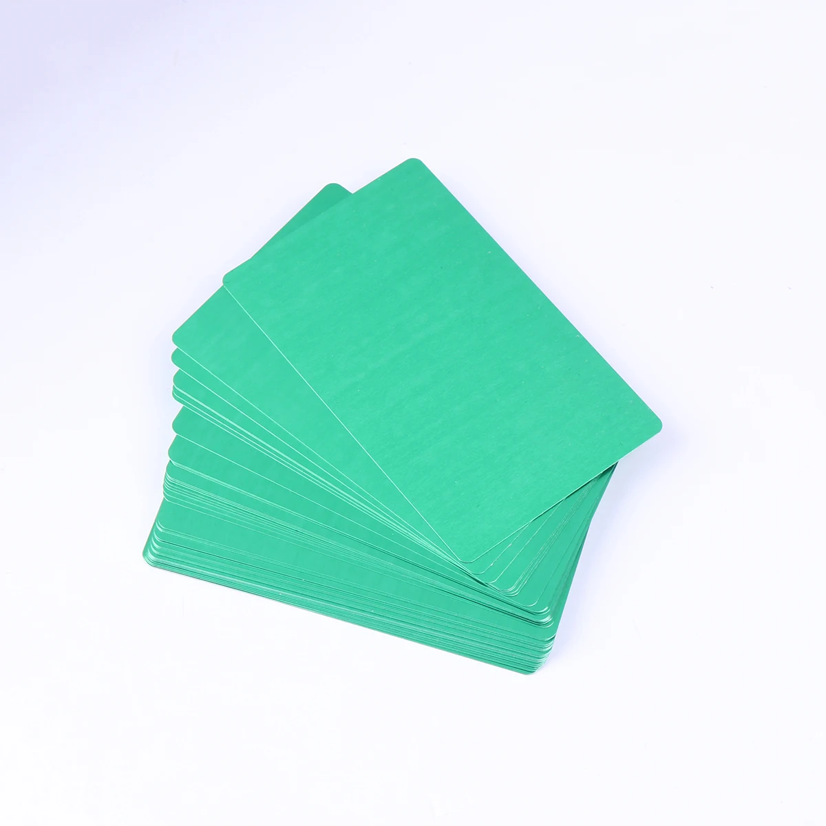 

50 pcs 0.2Mm Thin Silver Anodized Aluminum Blank Business Cards For Machine Engraver Cnc Diy Custom Rounded Corner Heat