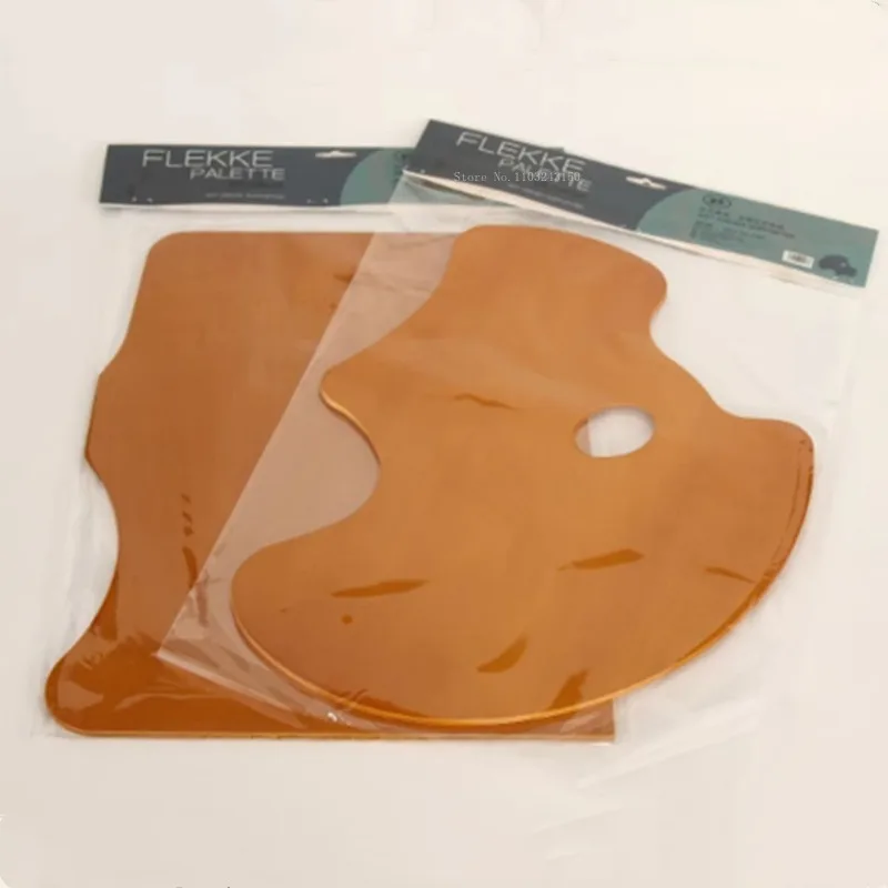 Imagem -06 - Paleta de Pintura Acrílica Aquarela Pintura a Óleo Material de Madeira Redondo ou Quadrado Estudantes Art Supplies