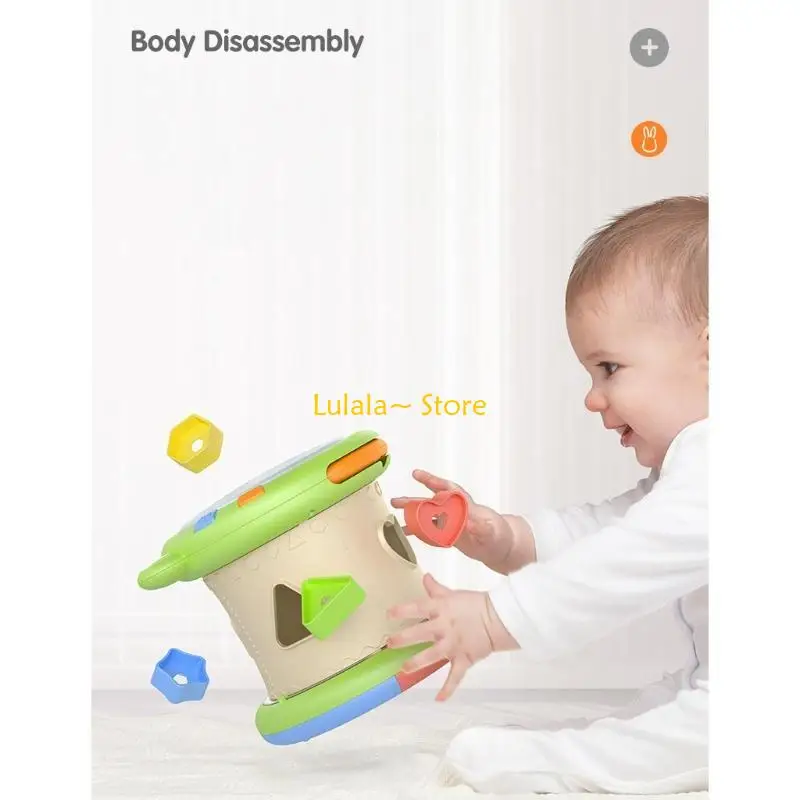 Y4QA 빛과 음악 장난감으로 신생아를 위한 1PC 뮤지컬 장난감 학습 장난감에 아기 비트