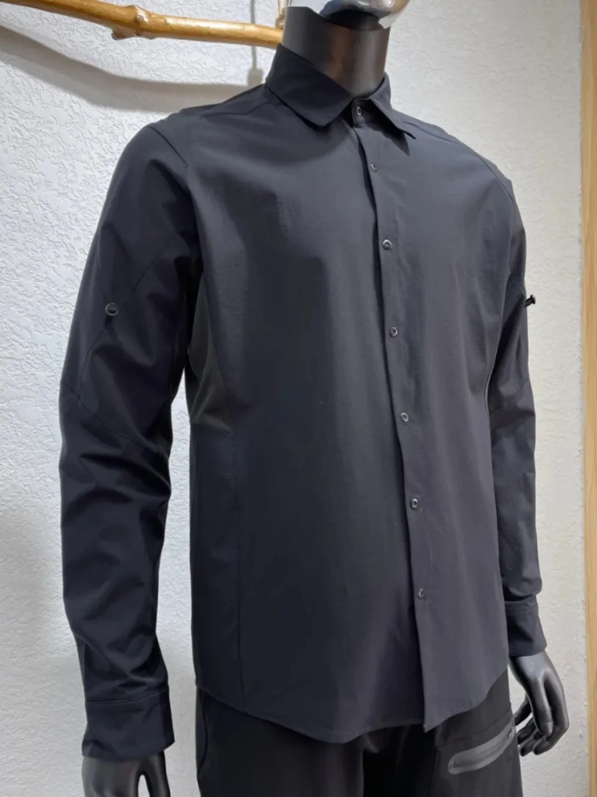 Lightweight Breathable Men's Long Sleeve Shirt Outdoor Business Series Spring Fashion Urban Style Tailored Fit Quick Dry Colo...