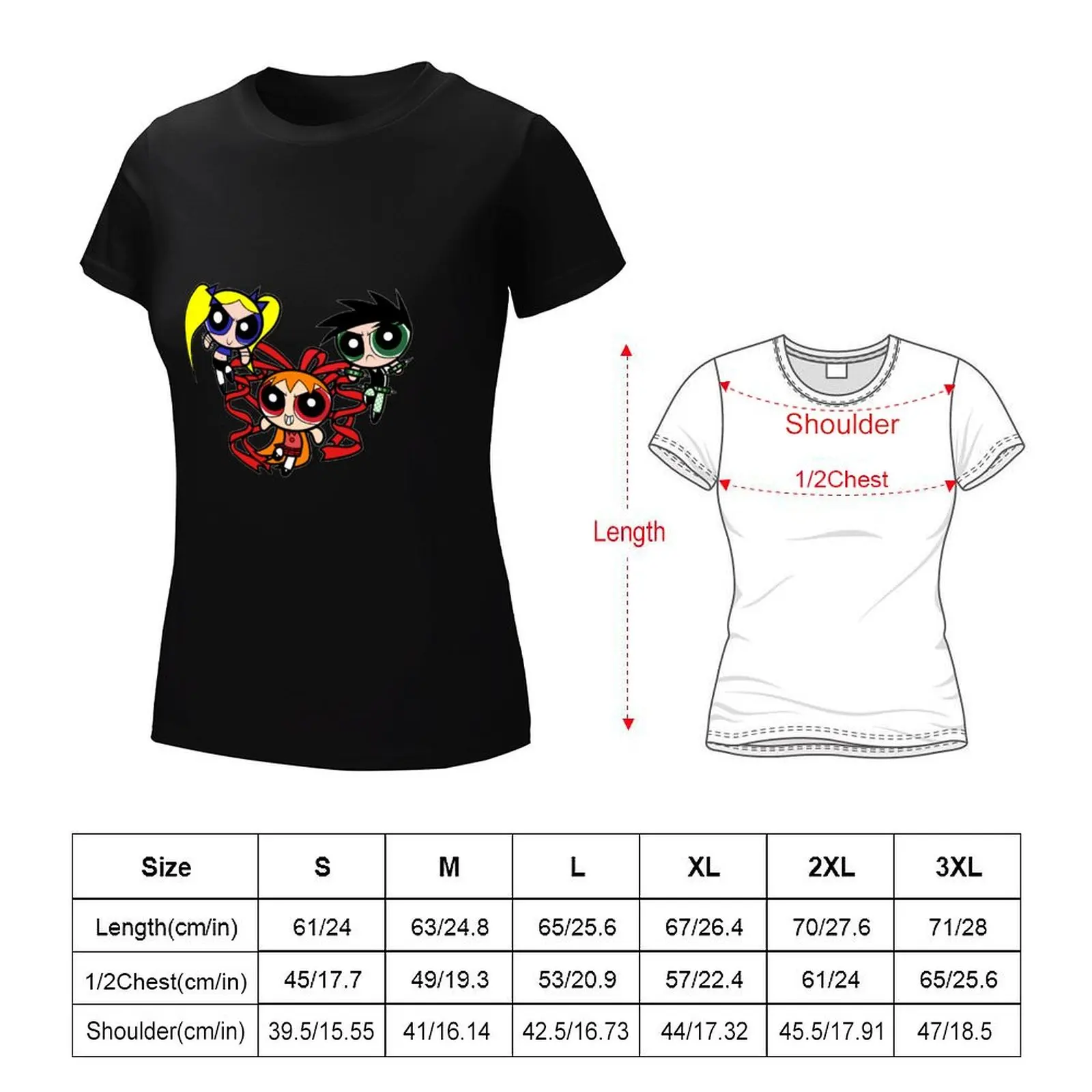 powerpunk girls T-Shirt hippie clothes summer top T-shirt Women
