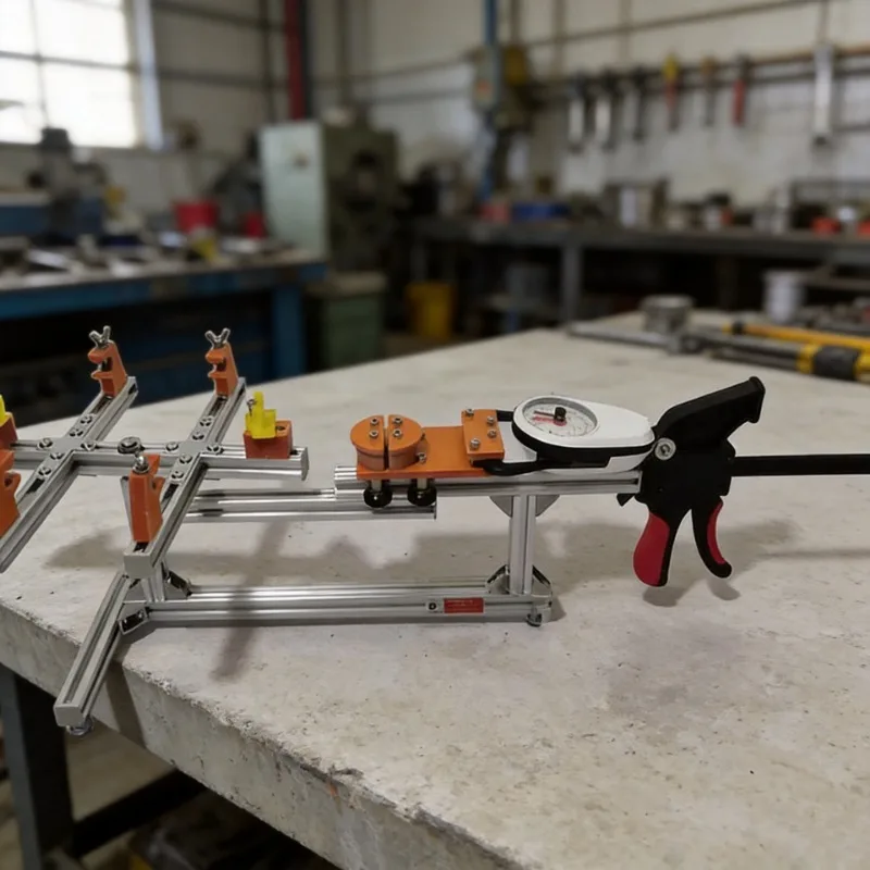 Badminton Racket Stringing Machine Flat Pull Style 20 - 32 Pounds Racquet Supporter String Drawing Machine