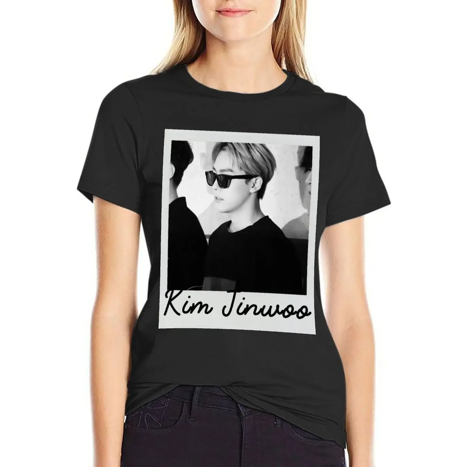 

WINNER - Jinwoo T-Shirt customs kawaii clothes funnys tshirts woman