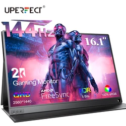 Игровой монитор UPERFECT, 16,1 дюйма, 2K, 144 Гц