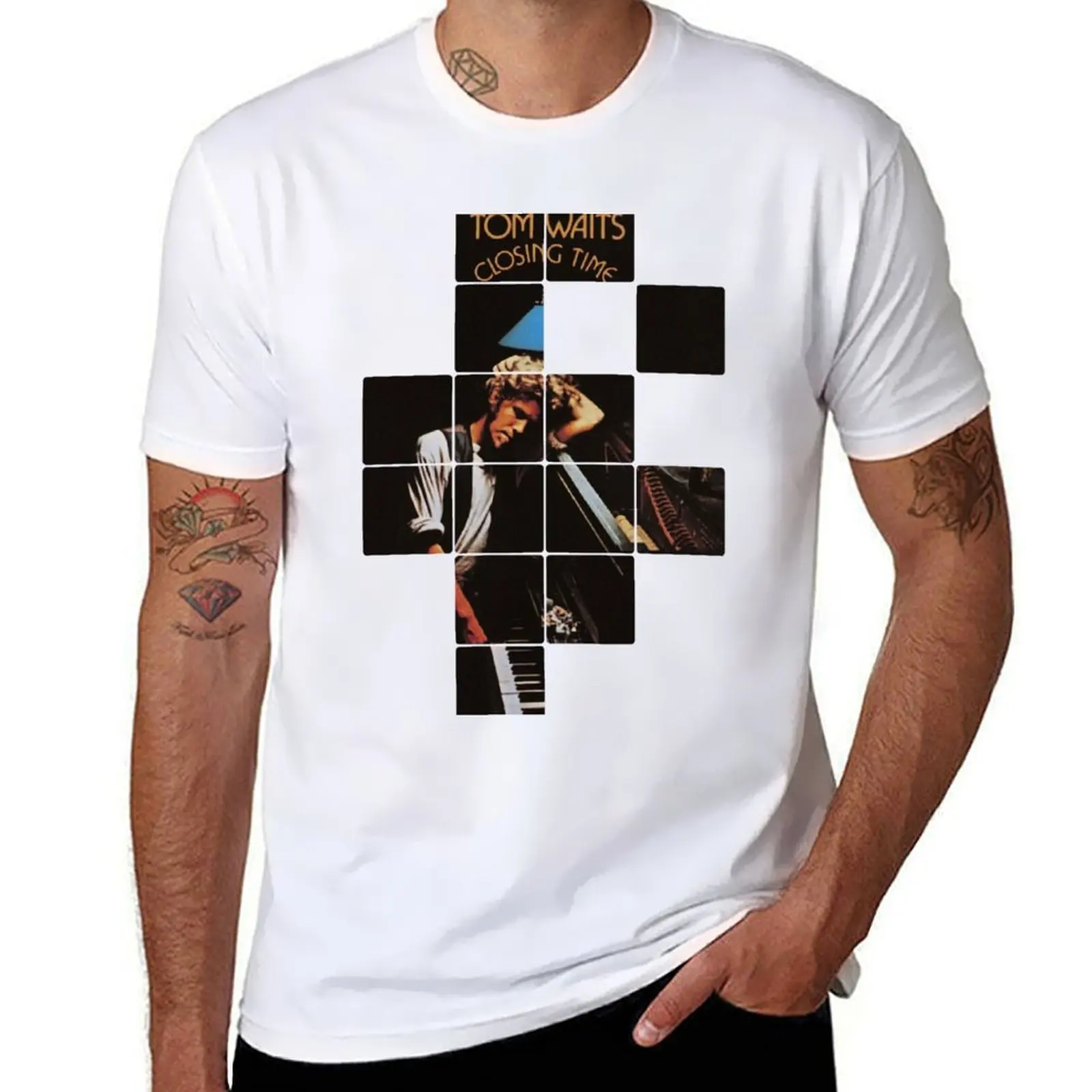 

Tom Waits - Closing Time T-Shirt t shirts for man slim fit man t shirt summer T-Shirt