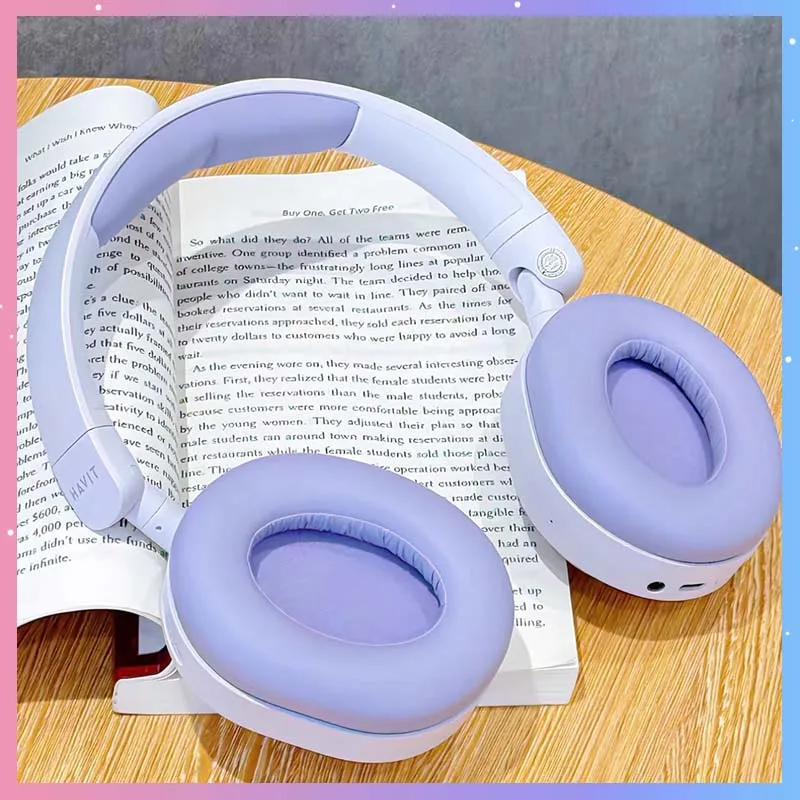 

H668BT Гарнитура Беспроводные Bluetooth BT5.4 Наушники ANC Hi-Res Audio 40 мм Большая динамическая катушка Мягкие наушники для киберспорта Подарок