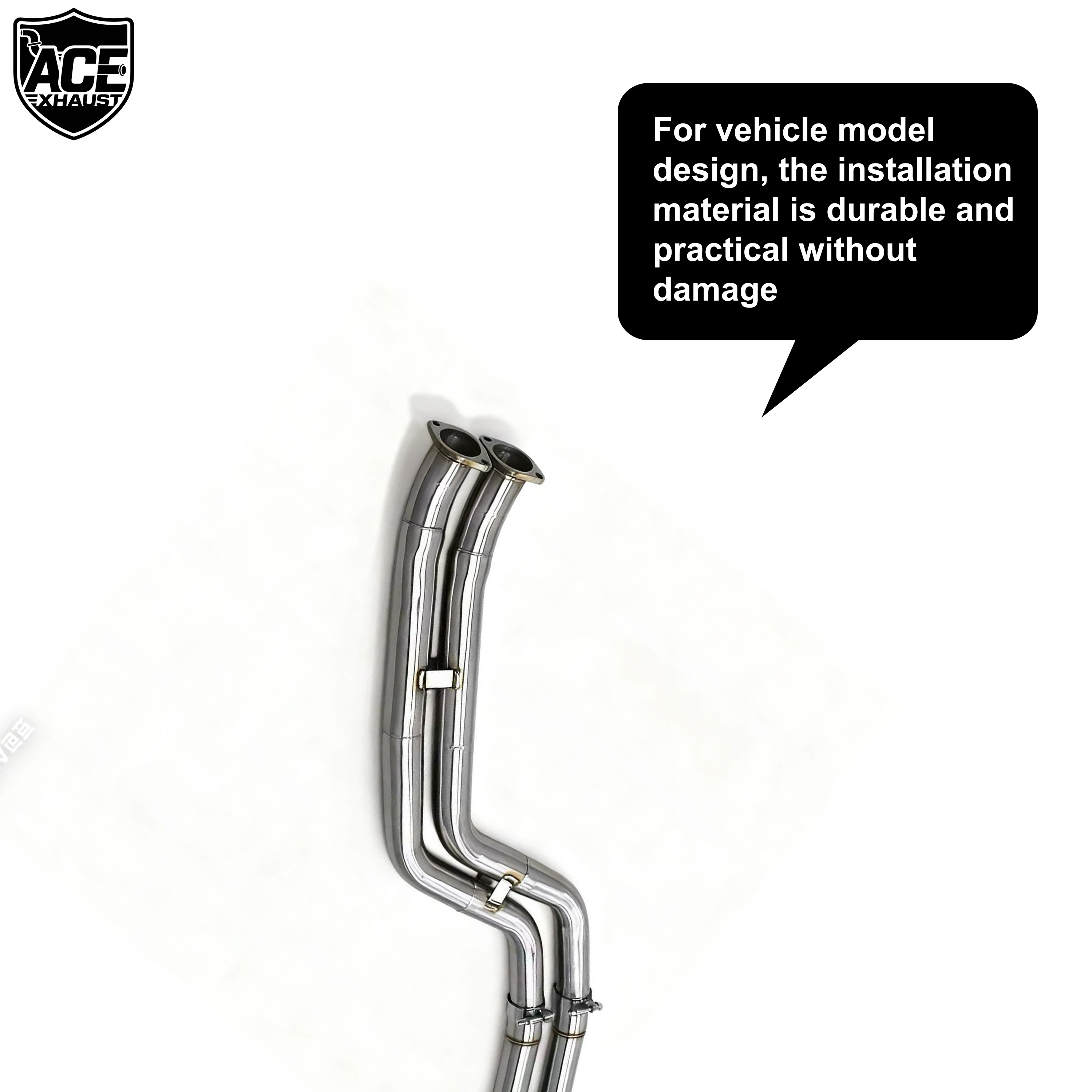 ACE für BMW 335i E90 E91 E92 E93 N54 3.0T Valvetronic Schalldämpfer Auspuff Catback Tuning Edelstahl Performance Auspuffrohr – Detail 6