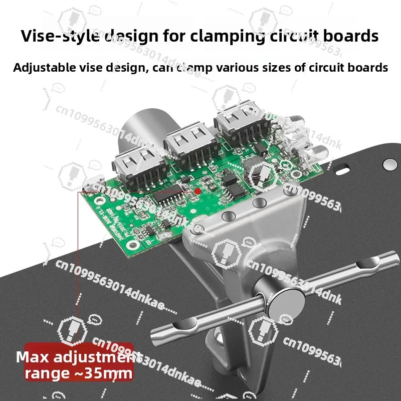 Welding Fixtures, Bench Clamps, Universal Brackets, Circuit Board Soldering Repairs, Small Soldering Stations, DIY Soldering