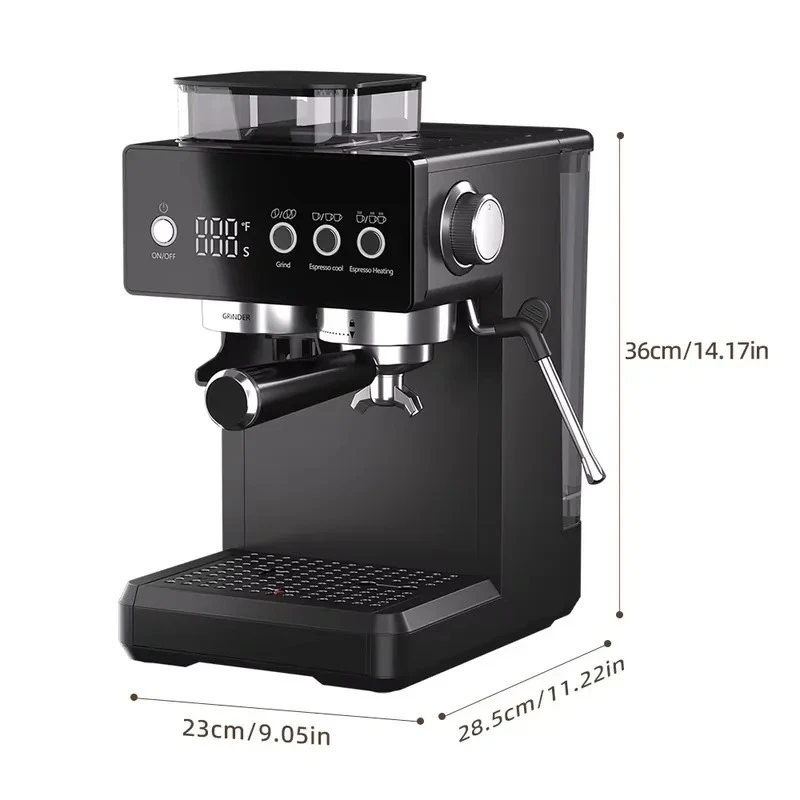 STLF American standard electric stainless steel semi-automatic coffee machine steam insulation temperature control