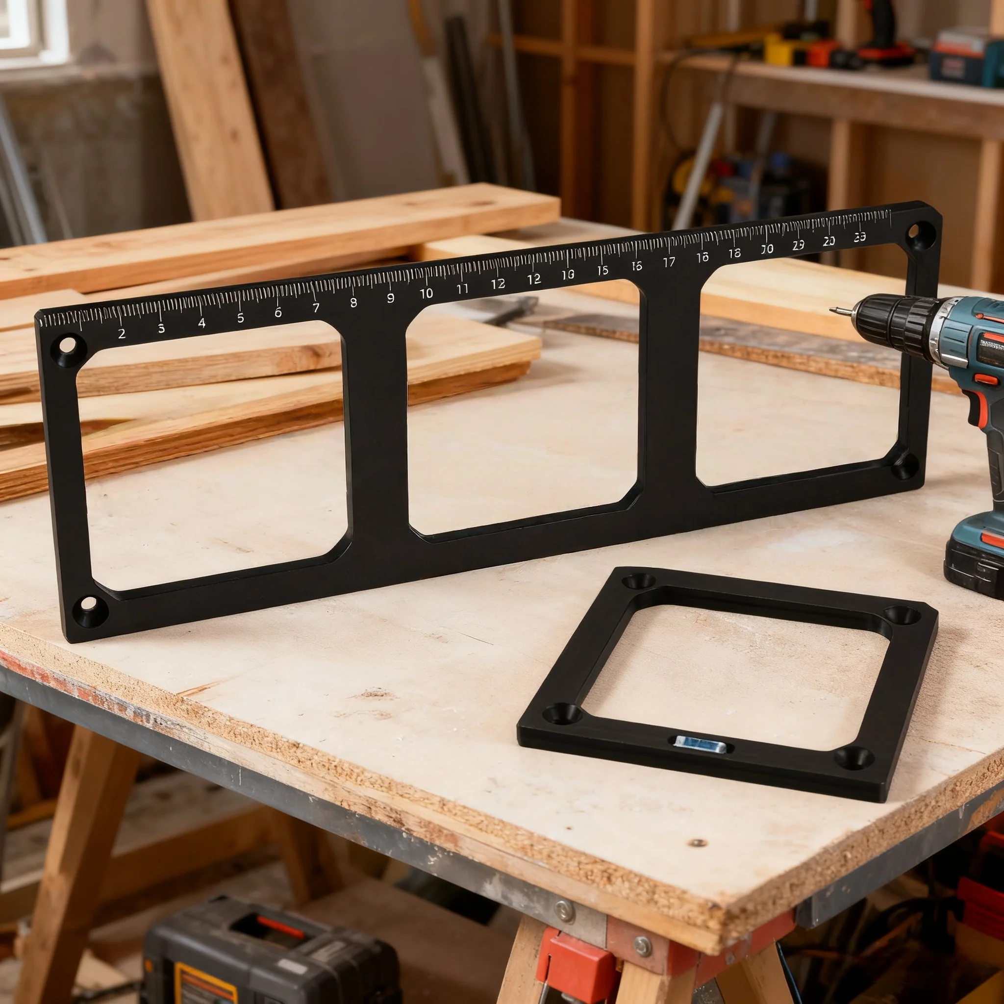 Szablon do montażu puszki elektrycznej, wydajne narzędzie do otworów pod puszki elektryczne, forma do precyzyjnego cięcia, kompatybilność.