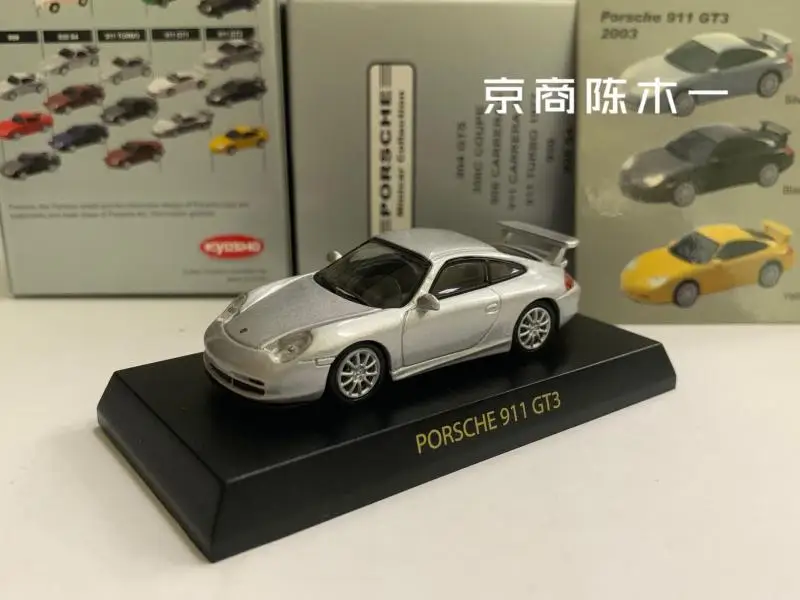 

Коллекция KYOSHO Porsche 911 GT3, литой Сплав, модель на колесиках, украшение, подарок, 1:64