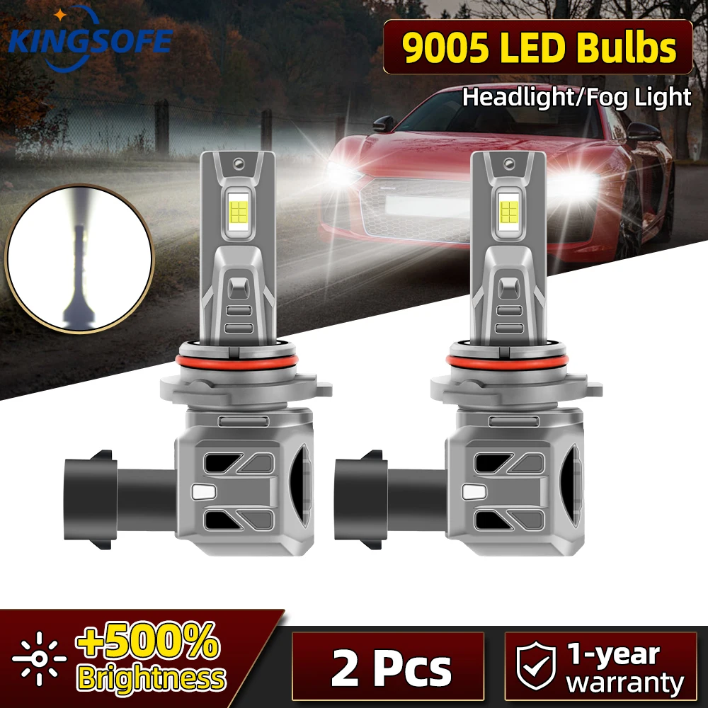 

28000LM 9005 HB3 LED Bulb Headlight Tube 200W CSP 3570 For Car Headlamp Auto Lamps Canbus Turbo Fog Light White 6000K 12V
