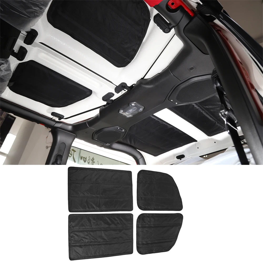 

Теплоизоляционная накладка на крышу автомобиля, Накладка для Jeep Wrangler JL 2018-2022, 2-дверная крыша, теплоизоляция, хлопок, автомобильные аксессуары для интерьера