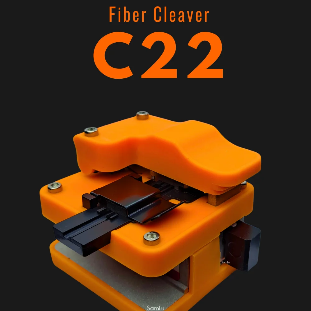 

C22 Высокоточный скалыватель волокна 0,25/0,9/2,5-3,0 мм Универсальный 24-гранный резак для оптического кабеля Сварочный аппарат Оптические ножницы
