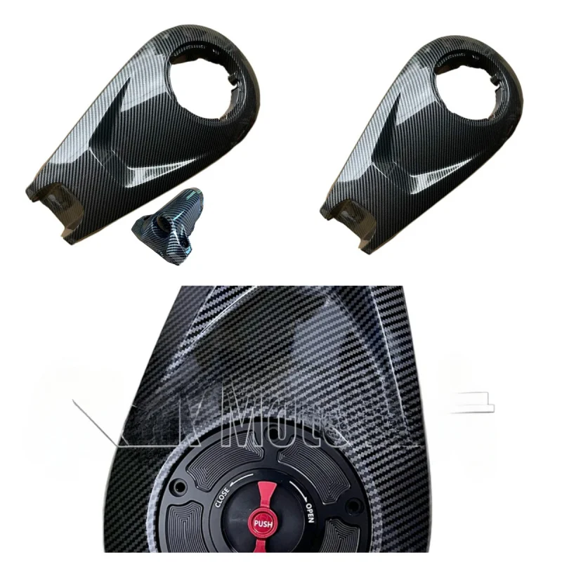 Motorcycle Fuel tank upper guard cover For For CFMOTO 675SRR 675SS CF 675 SRR SS Carbon Fiber Coating fuel tank decorative Shell