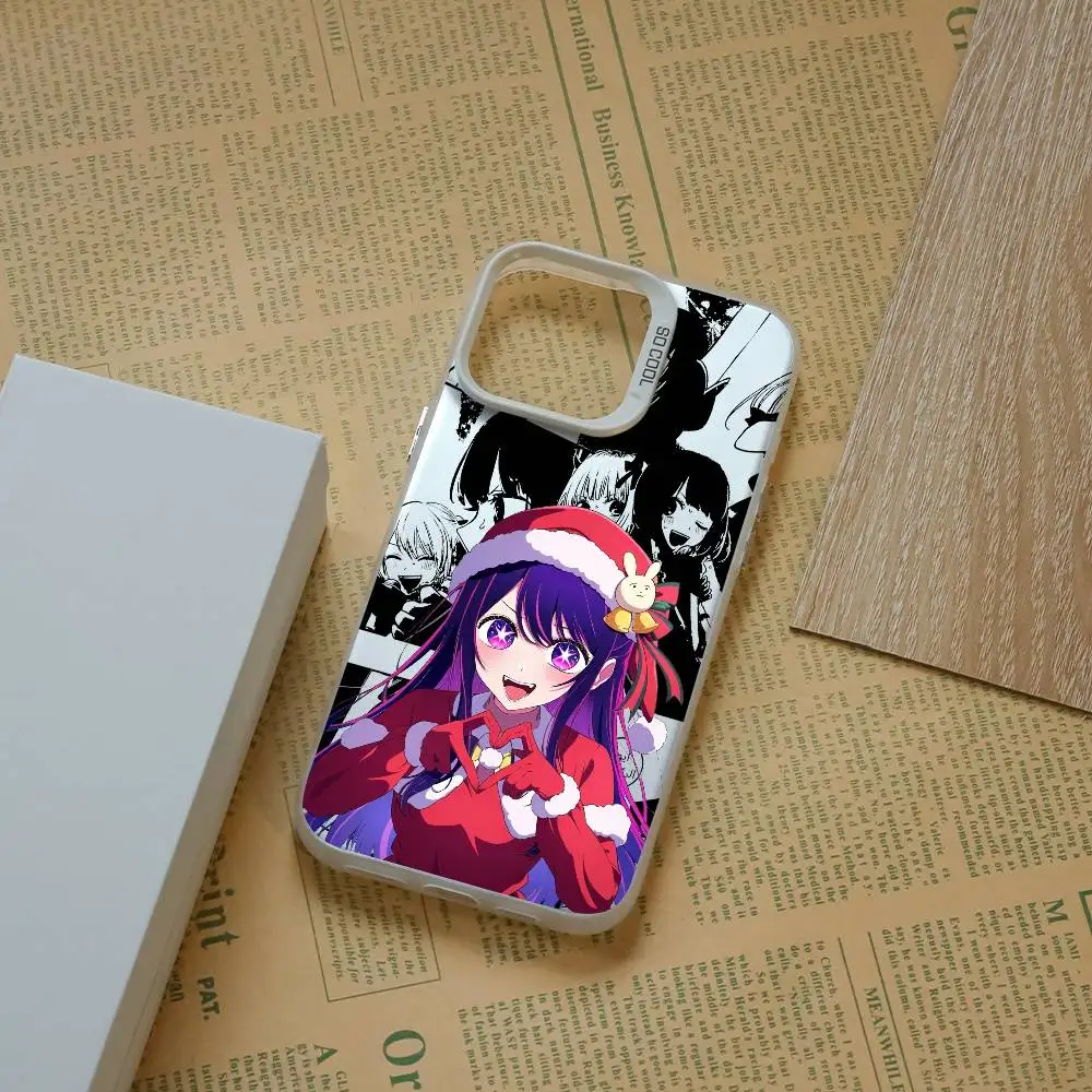 حافظة هاتف Anime A-Ai H-H-Hoshino شفافة متغيرة الألوان لهاتف IPhone 11-16 حافظة TPU مضادة للسقوط، مقاس نحيف. #2