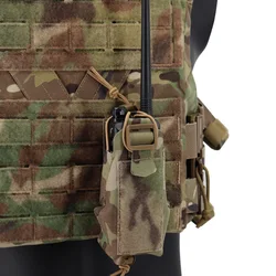 Tactical Gridlok Radio Pouch BAOFENG/POFUNG UV5R UV82 caccia Airsoft Radio Pouch Molle Intercom Pouch Walkie Talkie Bag