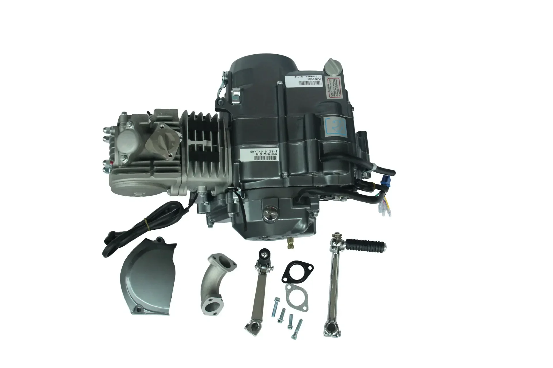 Lifan 125CC New 4 Stroke Motorcycle Engine Assembly Electric Start Kick CDI Ignition 1 Compatible CG125 CG250 CG200 Models