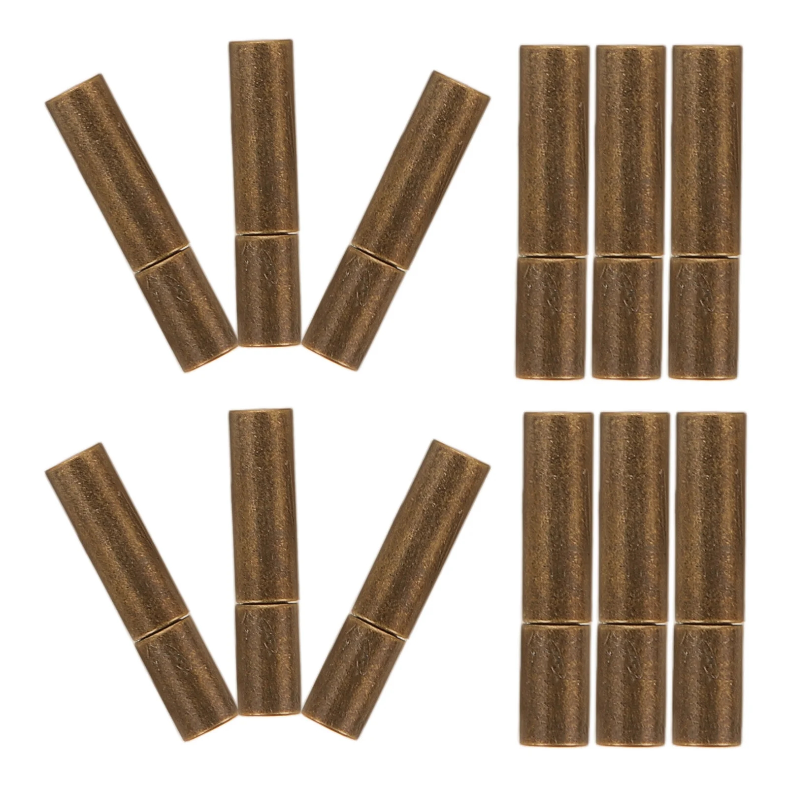 

20pcs Black Copper Rope End Caps for Bracelet Jewelry Durable Vintage Locking Cord Accessories Easy Installation Multi