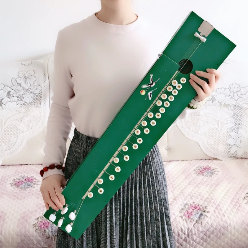 5 Strings Phoenix Qin Professional Performance Dazheng Qin Traditional Plucking Stringed Instruments Portable Piano for Beginner