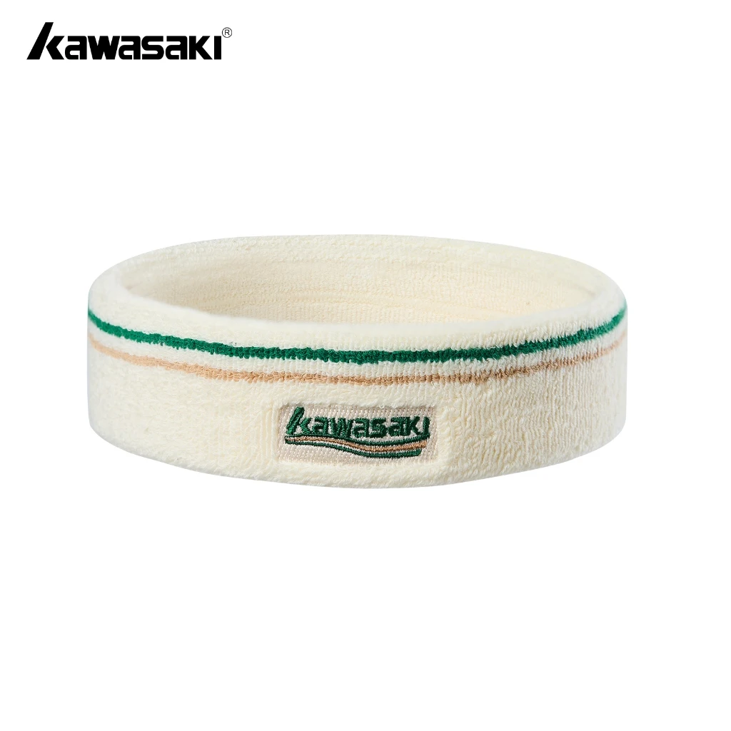 Kawasaki hoofdband heren dames K1E00-C3812 waterdichte zweetabsorber sporthoofdband geschikt voor basketbal en hardlopen