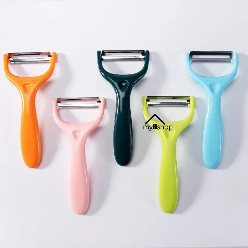 Stainless Steel Ceramic Peeler PP Handle 5 Color Household Potato Vegetable Carrot Cucumber Peeler Kitchen Kitchenware Gadgets