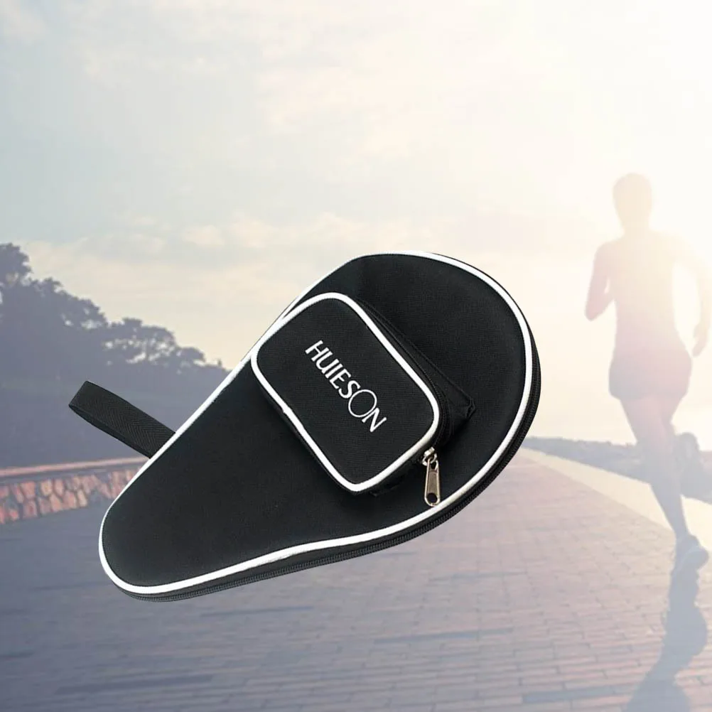

Table Tennis Racket Cover Durable Oxford Cloth Portable Hand Grip Storage Bag For Balls Protect Racket Stylish Appearance