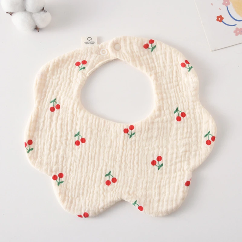 Novo 7 camadas de algodão babadores do bebê à prova dwaterproof água impressão saliva toalha recém-nascido burp panos bandana cachecol para menino menina alimentação babador