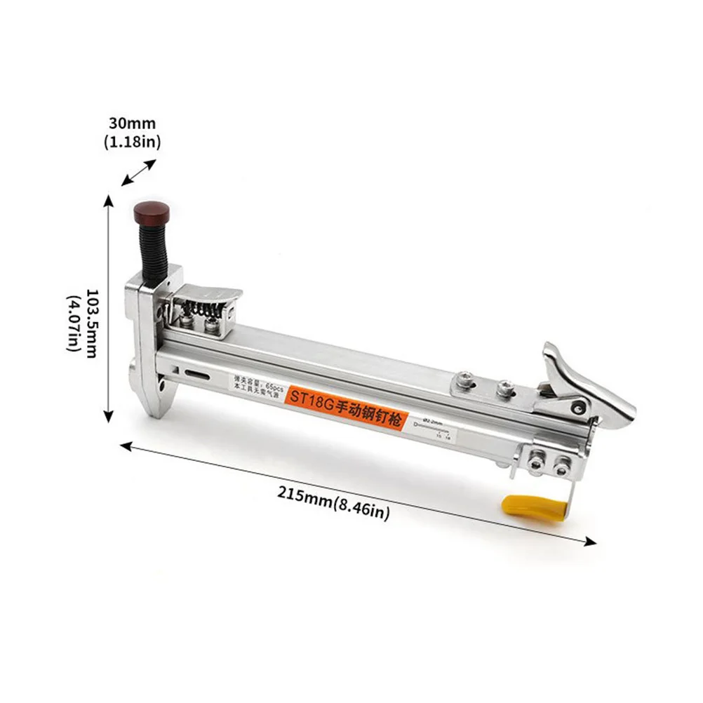 Nail Fastening Tool Manual Metal Nailer Tool Unique Design Non Slip Handle Save Time Effort Improve Work Efficiency Multipurpose