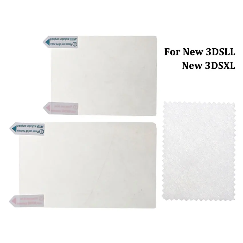 JCD Clear Beschermfolie Voor NDS DSi NDSi XL LL NDSL DS Lite Top + Bottom LCD Screen Protector Voor 2DS 3DS XL LL Nieuwe 3DSLL 3DSXL