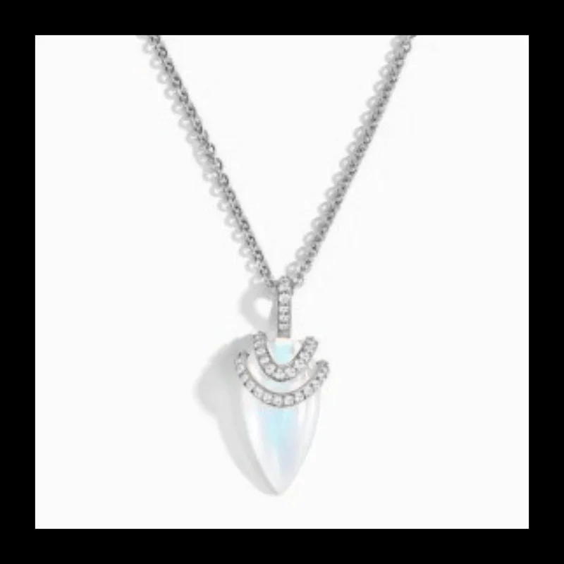 

Ожерелье из стерлингового серебра с каплями воды и лунным камнем, ожерелье из розового золота, женские нишевые модные универсальные ювелирные изделия