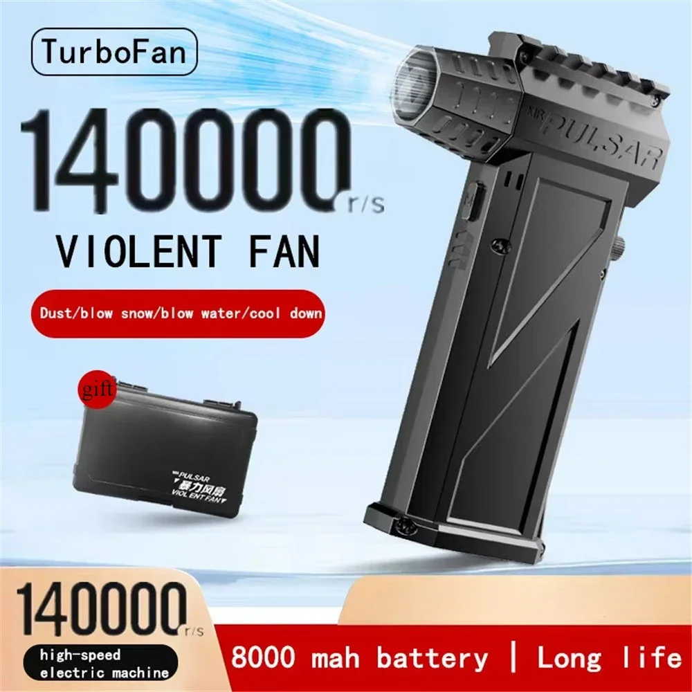 Generation 6nd X6pro Violent Blower Mini Turbo Jet Fan Handheld Brushless Motor 140,000 RPM Wind Speed 62m/s industrial Duct Fan