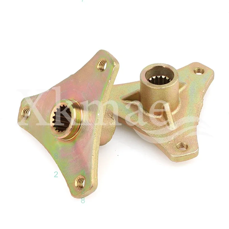 2pcs 17T 78mm*3 Stud 6 Inch Rear Wheel Hub for China 50cc 70cc 90cc 110cc ATV Buggy 168 200F Go Kart Quad Bike Parts
