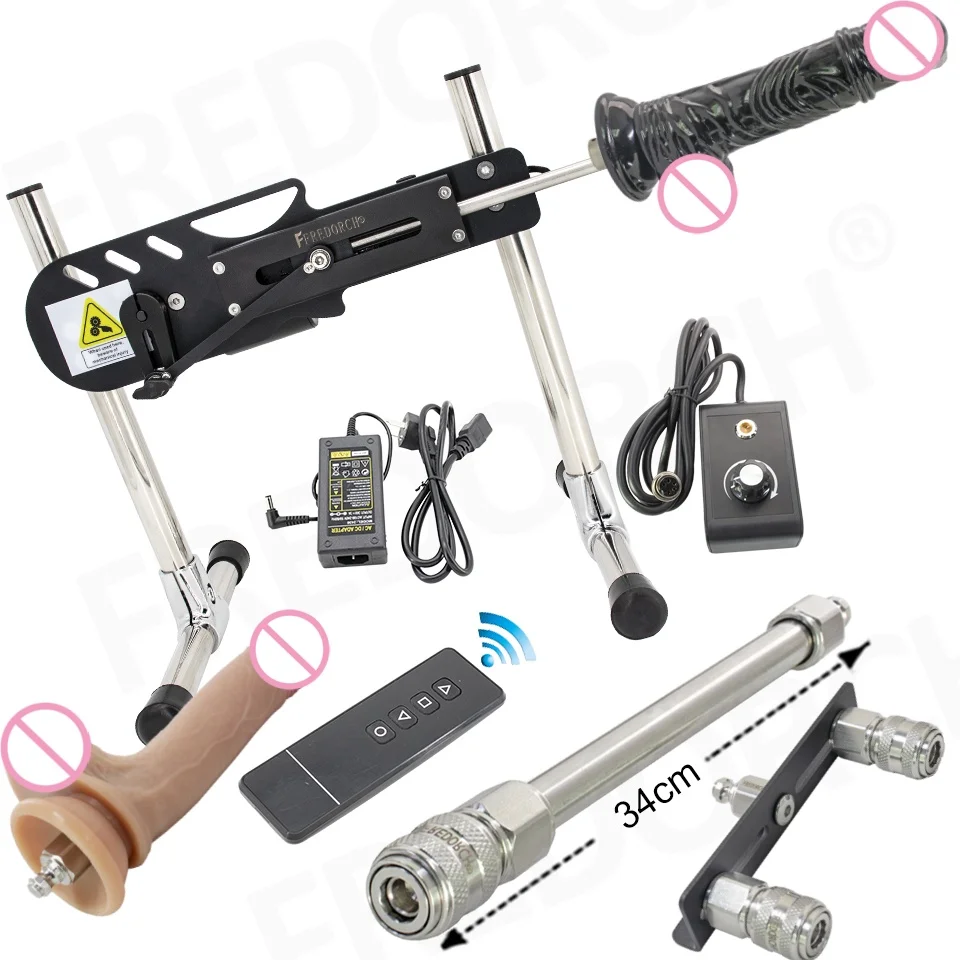 FREDORCH 2026 New Wired/Wireless Dual Control Masturbation Machine More Attachments Thrusting Penetration Sex Toy with Dildos
