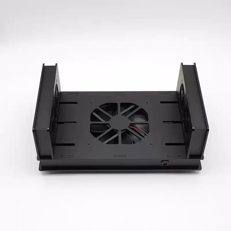 Mini PC Cooling Fan Stand, Adjustable Base Cooler for Router, Amplifier & Set-Top Box