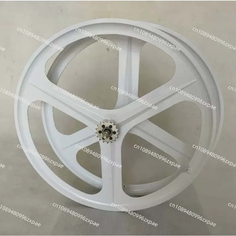 700C Magnesium Alloy 3 Spoke Fixed Gear Wheelset V Brake Single Speed Road Bike Front Rear Wheel