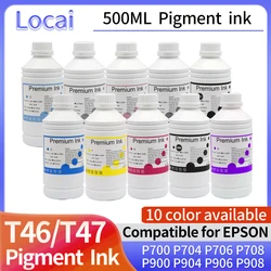 500ML Pigment Ink T47A1 T46A1 T46S Compatible For EPSON SureColor SC-P700 P704 P706 P708 P900 P904 P906 P908 Printer Refill Ink