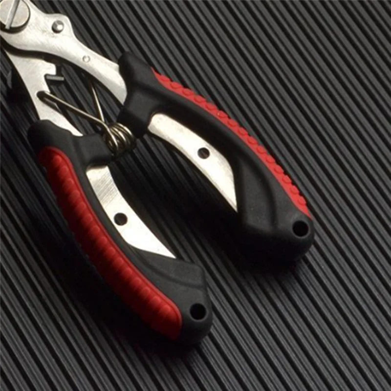 ABMH-Stainless Steel Fishing Pliers With Hook Remover And Braided Line Cutting Scissors For Fishing Enthusiasts