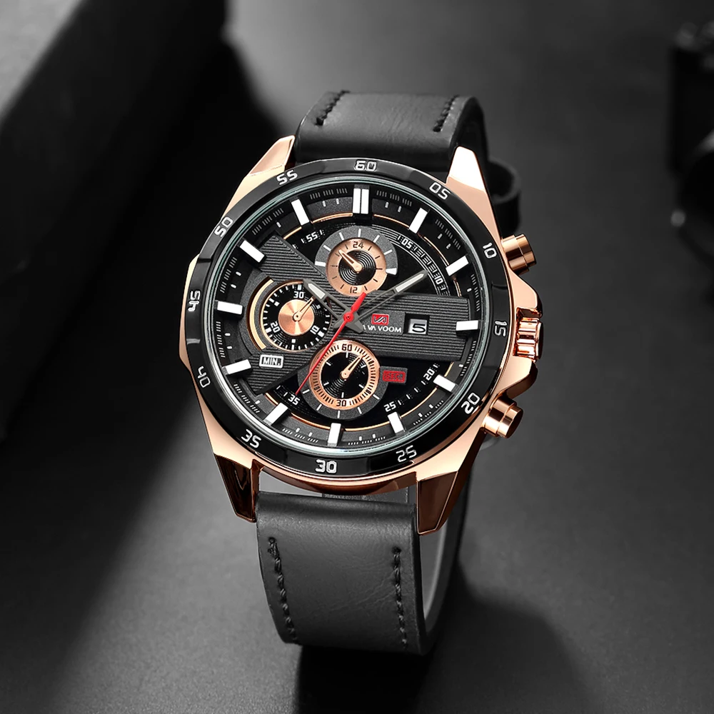 2023 New Arrival Pilot Series Moderno Speed Watches Mens Sport Reloj Hombre Male Para Military Army Leather Wrist Watch For Men