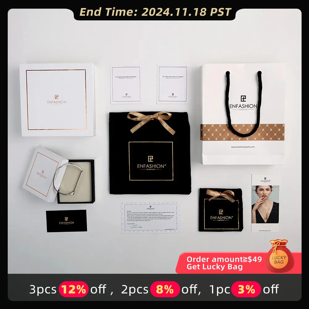 Enfashion Jewelry Package Gift Box for Rings Earrings Necklace Bracelets Bangles Sets